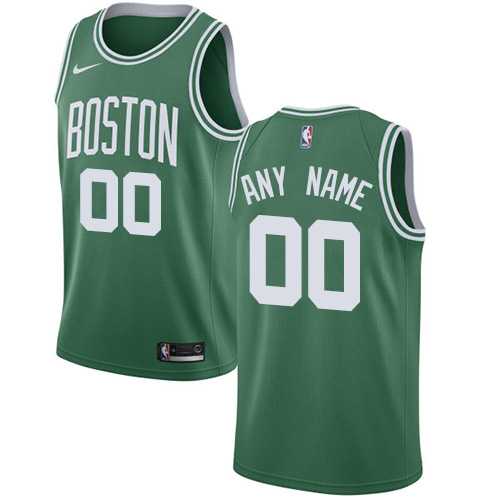 Women%27s Customized Boston Celtics Swingman Green Nike NBA Icon Edition Jersey->customized nba jersey->Custom Jersey